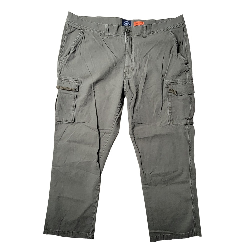 St John's Bay Cargo Pants Mens 42x32 Gorpcore Cotton Spandex Utility Pocket